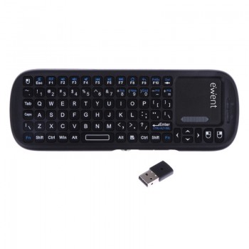 EW3140 Mini Tastiera Wireless con Touchpad per Smart TV,TV box