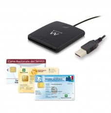 EW1052 Lettore Smart Card USB per firma digitale, carte servizi