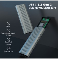EW7025 Box per SSD M.2 NVMe/PCIe senza viti USB-C 3.2 Gen2