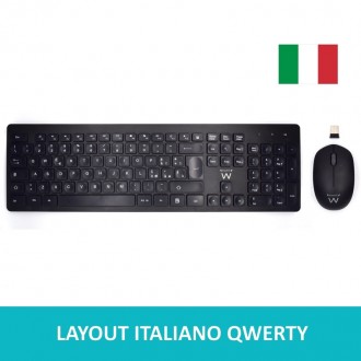 EW3255 Kit tastiera mouse wireless - Layout Italiano QWERTY
