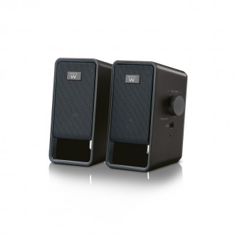EW3504 Set di Altoparlanti Stereo 2.0 Speaker Compatti da 6 Watt